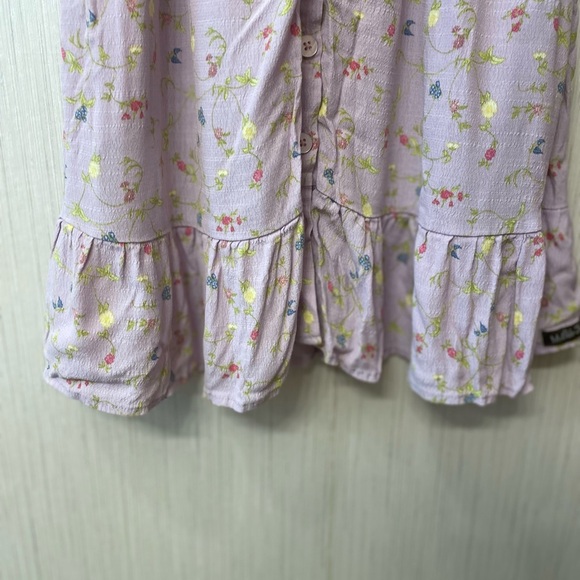 Matilda Jane Girls Lavender Floral Dress Size 12 - Picture 5 of 7